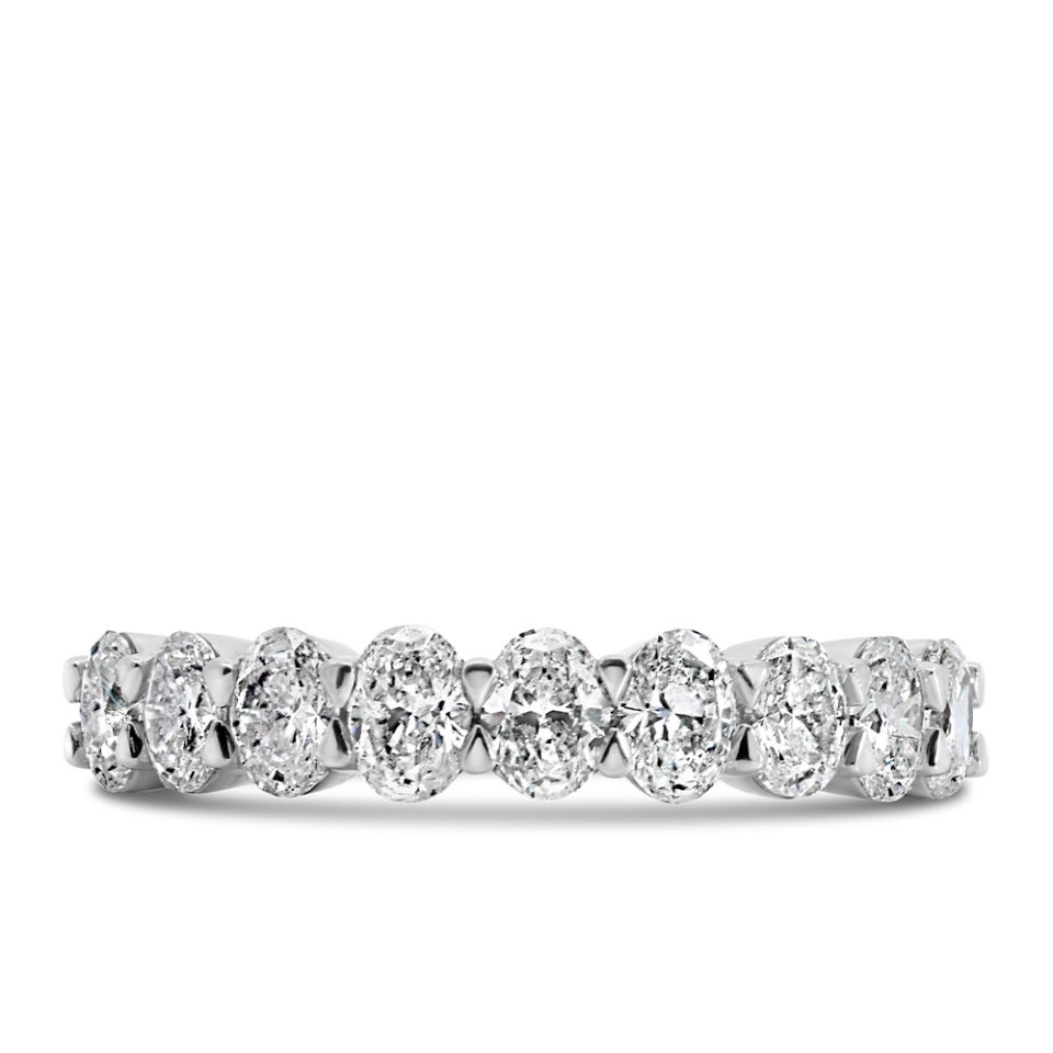 Lilith Luxe Diamond Band with 1.35 Carat TW of Diamonds in 14kt White Gold