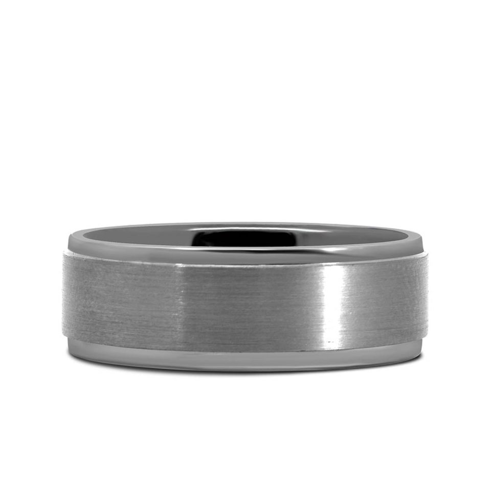 8MM Comfort Fit Wedding Band in Tungsten