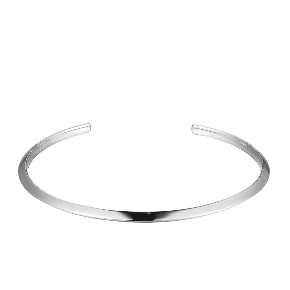 Open Bangle in Sterling Silver - Paris Jewellers