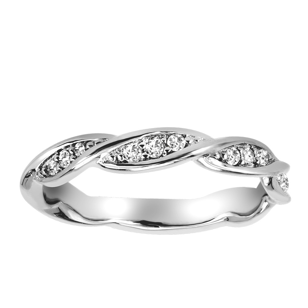 Ring with Cubic Zirconia in Sterling Silver