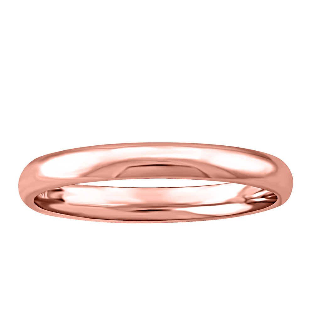 2MM Comfort Fit Wedding Band 10kt Rose Gold