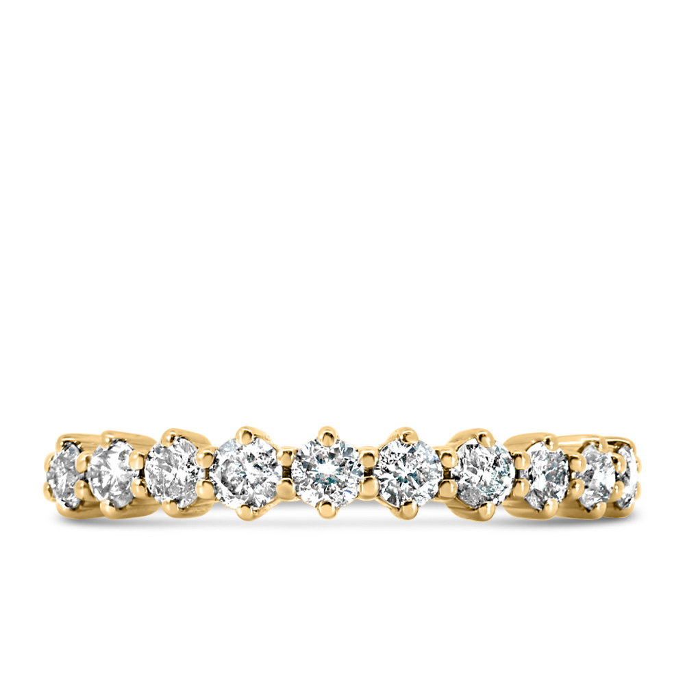 Lena Luxe Diamond Band with .60 Carat TW of Diamonds 14kt Yellow Gold