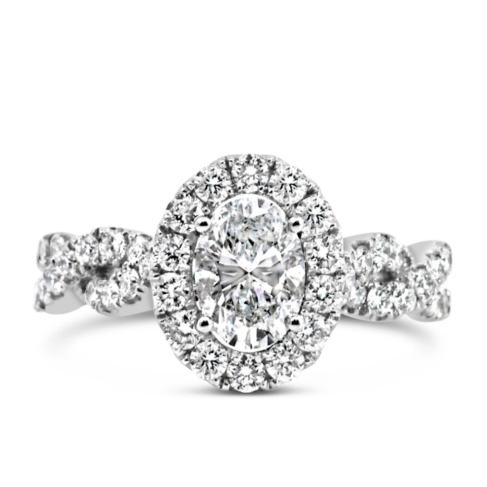 Willow Engagement Ring with 2.00 Carat TW of Lab Created Diamonds