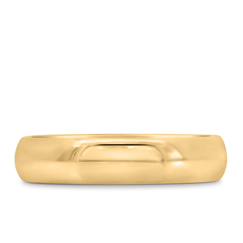 4MM Comfort Fit Wedding Band in 10kt Yellow Gold - Paris Jewellers