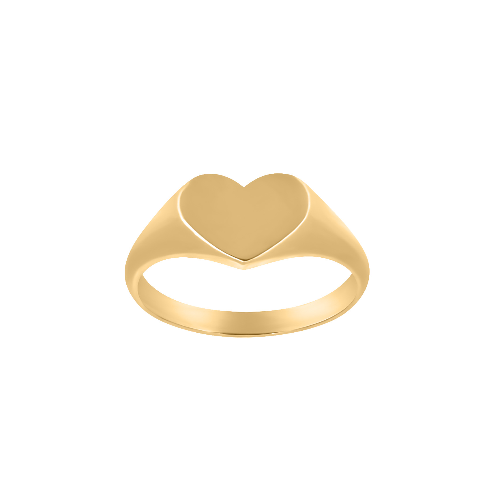 メール便送料無料 YON Heritage Ring Ring Heart 22号 10K Yellow 10k