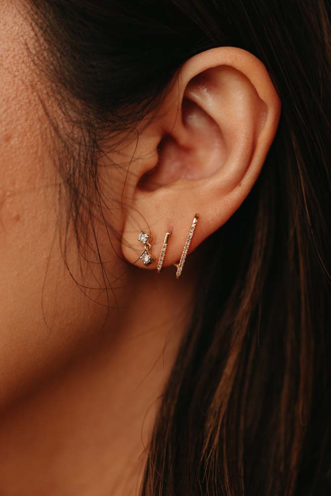 Top Paris Jewelry Accessories Women Hoop Earrings Luxury 18K Gold Ear Studs  Lady Nice Christmas Gift From Hat_stores, $4.4
