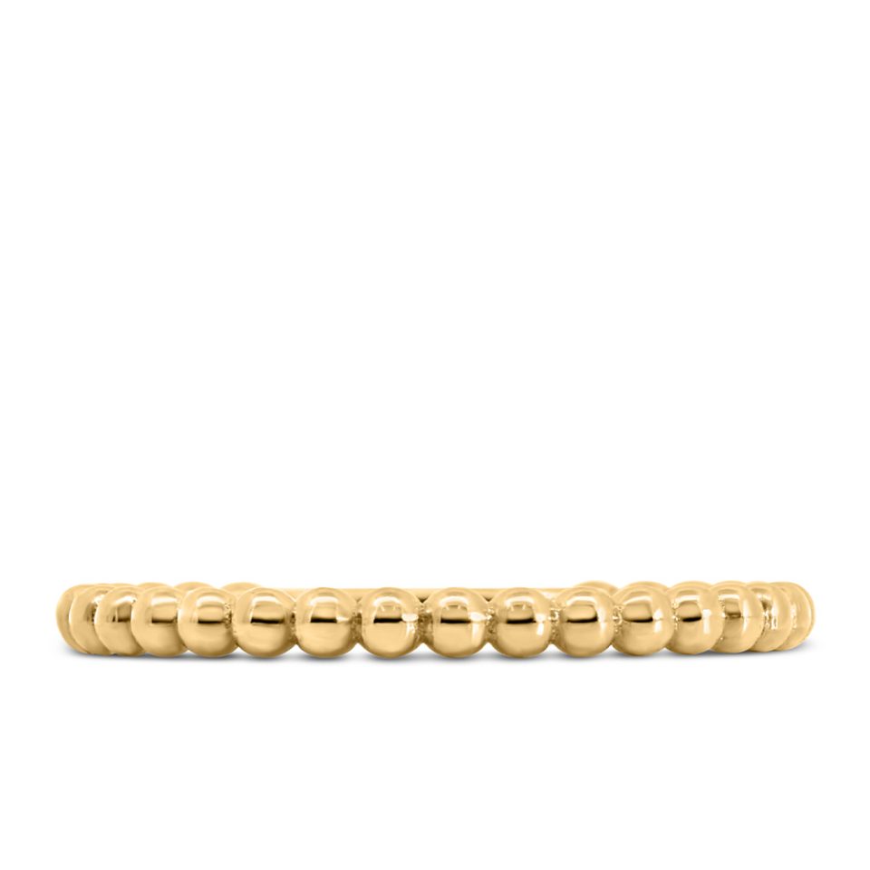 Beaded Ring in 10kt Yellow Gold