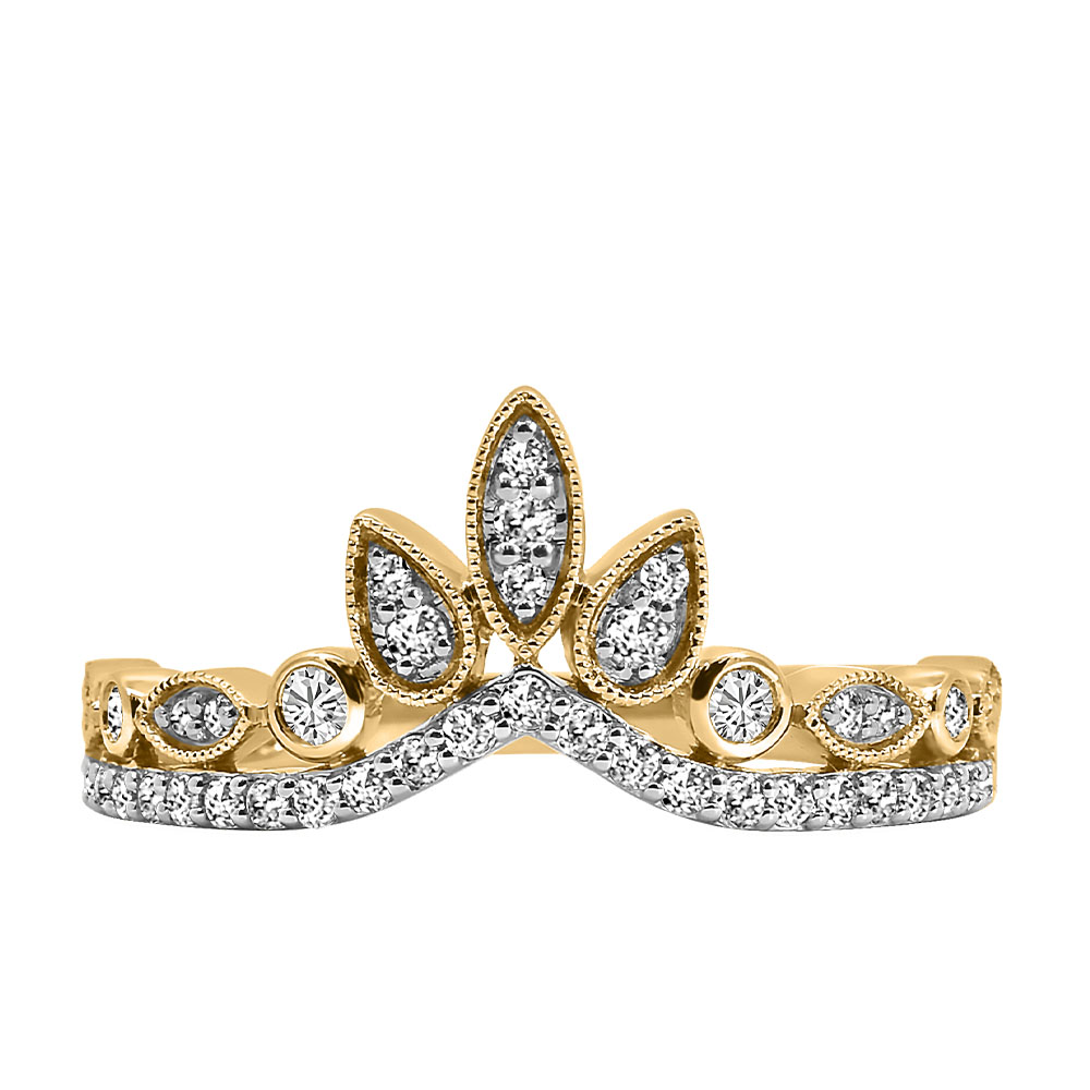 Ring with .33 Carat TW of Diamonds 14kt Yellow Gold