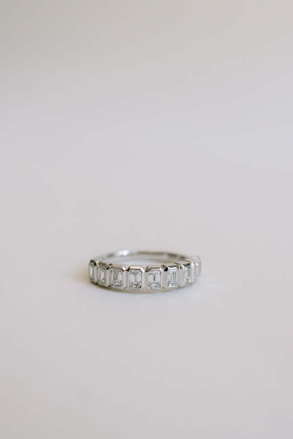 Ring with 1.00 Carat TW of Lab Created Diamonds in 14kt White Gold