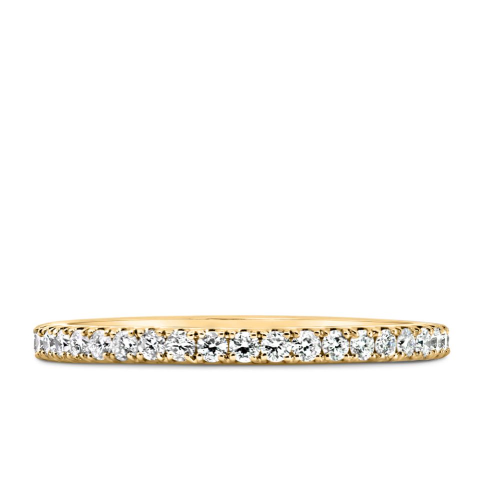 Matching Band with .42 Carat TW of Lab Created Diamonds in 14kt Yellow Gold