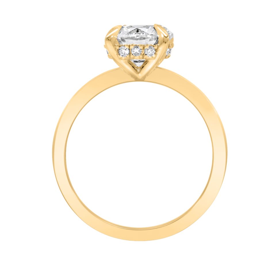 Ring with 2.12 Carat TW of Lab Created Diamonds in 14kt Yellow Gold