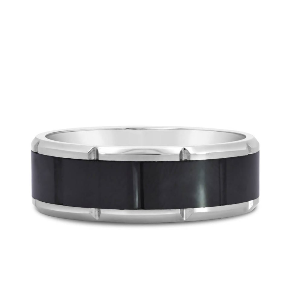 8MM Comfort Fit Wedding Band in Tungsten