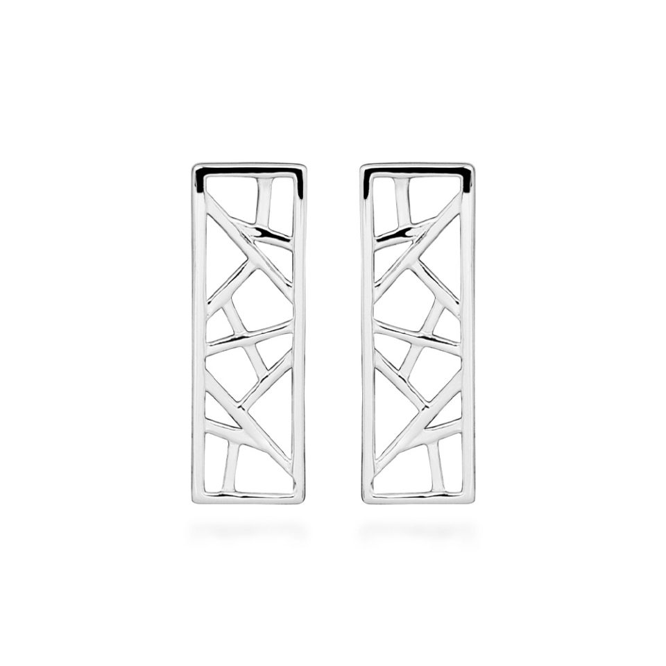 Geometric Earrings in Sterling Silver