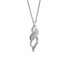 Pendant with .04 Carat TW of Diamonds in Sterling Silver with Chain